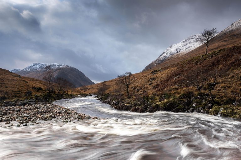 The River Etive, Glen Etive, Scotland, UK
