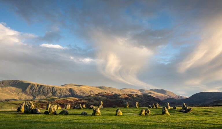 Castlerigg Stone Circle, Lake District, Cumbria, England, UK