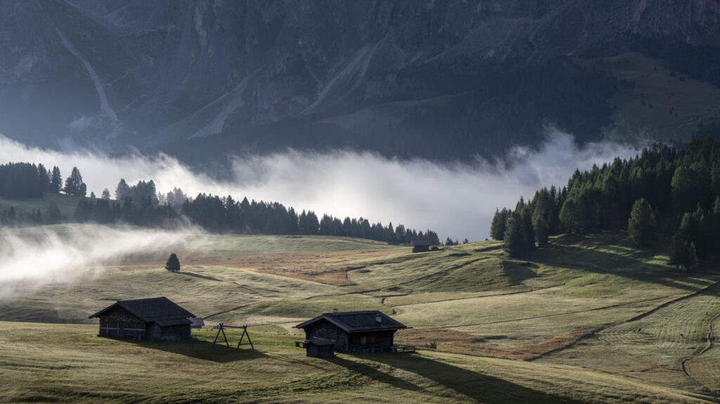 The Alpe di Siusi, Dolomites, Italy