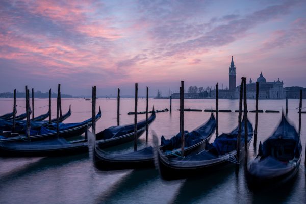 Sunrise at Riva degli Schiavoni, Venice, Italy