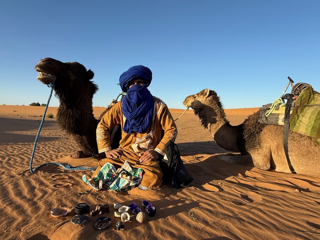 Camel handler, Erg Chebbi dunes, Sahara desert, Morocco - taken on our Morocco photography tour and workshop