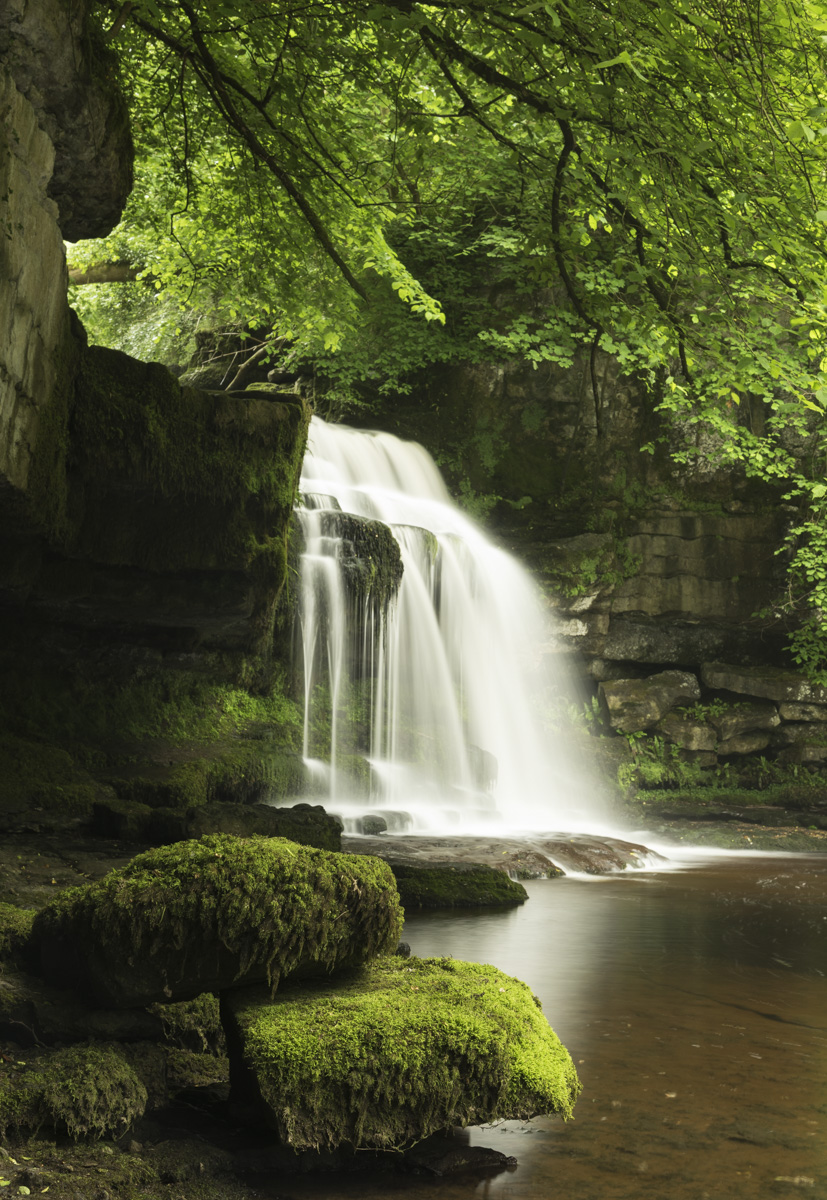 West Burton Falls, Wensleydale. Taken on our Yorkshire Dales Waterfalls photography workshop.