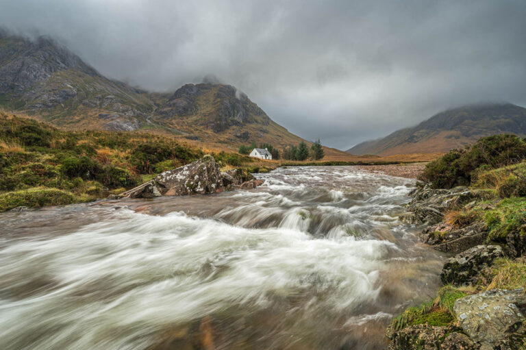 The Lagangarbh Hut, Glencoe, Highlands, Scotland, UK